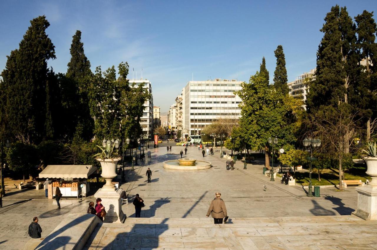 Athens Stylish Studio In Front Of Syntagma Metro Stop For 2 Экстерьер фото
